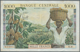 01244 Cameroon / Kamerun: Banque Centrale - République Fédérale Du Cameroun 1000 Francs ND(1962), P.12b, V - Camerún