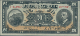 01252 Canada: La Banque Nationale 20 Dollars 1922 SPECIMEN, P.S873s In Very Nice Condition, Just A Bit Dec - Kanada