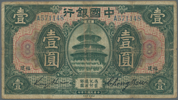 01287 China: 1 Dollar Fukien 1918 P. 51f In Condition: VG To F-. - Chine