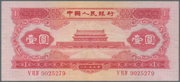 01298 China: 1 Yuan 1953 P. 866, Only Light Folds In Paper, No Holes Or Tears, Paper Original Crisp And Wi - Cina