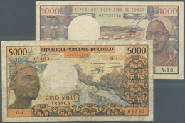 01319 Congo / Kongo: Republique Populaire Du Congo 1000 Francs 1983 P.3e In F With Small Tear At Lower Mar - Ohne Zuordnung