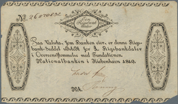 01350 Denmark  / Dänemark: 1 Rigsbankdaler 1819, P.A53, Great Condition For The Age Of The Note With Few M - Danimarca