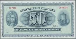 01355 Denmark  / Dänemark: 50 Kroner 1970 P. 45m, In Condition: AUNC. - Denmark