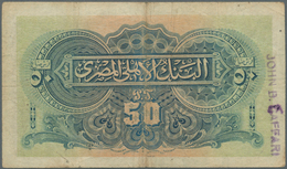 01392 Egypt / Ägypten:  National Bank Of Egypt 50 Piastres September 11th 1915, P.11, Lightly Toned Paper - Egypt