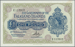 01434 Falkland Islands / Falkland Inseln: 1 Pound 1974 P. 8b In Condition: UNC. - Falklandeilanden