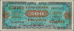 01482 France / Frankreich: 500 Francs 1944 P. 119a, Light Center Fold And Minor Handling In Paper, No Hole - Altri & Non Classificati