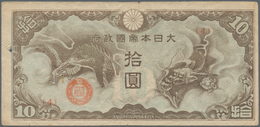 01550 French Indochina / Französisch Indochina: 10 Yen ND P. M7, Used With Several Folds And Creases, Bord - Indochine