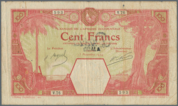 01586 French West Africa / Französisch Westafrika: Highly Rare Type That Is Not Yet Known In Pick, 100 Fra - West African States