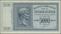 01647 Greece / Griechenland: 5000 Drachmai ND(1941) P. M18a In Condition: UNC. - Griechenland