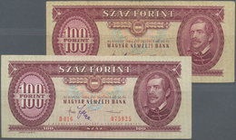 01710 Hungary / Ungarn: Very Interesting Set With 4 Banknotes, Comprising 2 X 50 Forint 1986 And 2 X 100 F - Hungría