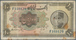 01791 Iran: Bank Melli Iran Pair With 10 And 20 Rials SH1313, P.25a, 26b, Both With Several Handling Trace - Irán