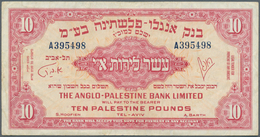 01837 Israel: The Anglo-Palesting Bank 10 Pounds ND P. 17, Several Folds In Paper But No Holes Or Tears, S - Israel