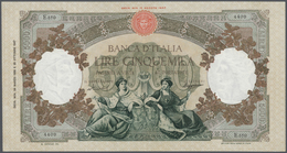 01864 Italy / Italien: 5000 Lire 1955 P. 85c / Bi788, Pressed But Very Crisp And Colorful Without Holes, T - Sonstige & Ohne Zuordnung