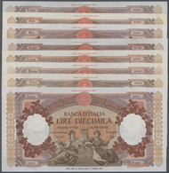 01869 Italy / Italien: Set Of 18 Banknotes 10.000 Lire P. 89 Containing The Following Dates 2x 1962, 4x 19 - Andere & Zonder Classificatie