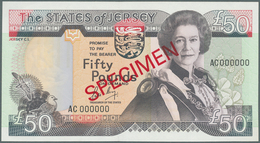 01900 Jersey: 50 Pounds ND(1989) P. 19s Specimen In Great Crisp Original Condition: UNC. - Other & Unclassified