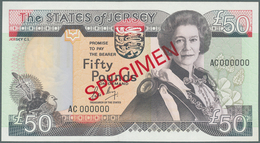 01900 Jersey: 50 Pounds ND(1989) P. 19s Specimen In Great Crisp Original Condition: UNC. - Autres & Non Classés