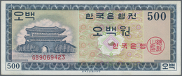 01915 Korea: 500 Won ND P. 37a, In Crisp Original Condition: UNC. - Corea Del Sud