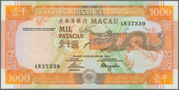 01957 Macau / Macao: 1000 Patacas 1991 P. 70b In Condition: UNC. - Macao