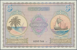 02000 Maldives / Malediven: 5 Rupees 1947 P. 4a In Condition: UNC. - Maldivas