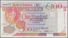 02135 Northern Ireland / Nordirland: 100 Pounds 1992 P. 73a, Used With Folds And Creases But No Holes Or T - Sonstige & Ohne Zuordnung