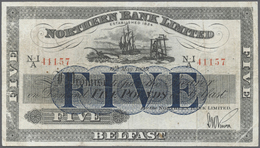 02143 Northern Ireland / Nordirland: 5 Pounds 1929 P. 179, Northern Bank Limited, Several Light Folds In P - Autres & Non Classés