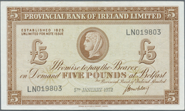 02156 Northern Ireland / Nordirland: 5 Pounds 1972 P. 246 In Condition: VF+ To XF-. - Andere & Zonder Classificatie