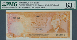 02185 Pakistan: 100 Rupees Haj Pilgrim Issue ND(1970) P. R7, Condition: PMG Graded 63 Choice UNC EPQ. - Pakistan