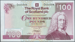 02340 Scotland / Schottland: The Royal Bank Of Scotland PLC 100 Pounds 1999 P. 350, With Only One Corner F - Otros & Sin Clasificación