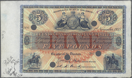 02344 Scotland / Schottland: 5 Pounds 1935 The Union Bank Of Scotland Limited Specimen P. S811s In Conditi - Altri & Non Classificati