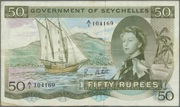 02356 Seychelles / Seychellen: Very Nice Lot With 6 Notes Of The 50 Rupees SEX Note, Comprising Two Pieces - Seychellen