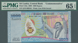 02443 Sri Lanka: 1000 Rupees 2009 Pick 122a, In Condition: 65 Gem UNC EPQ. - Sri Lanka