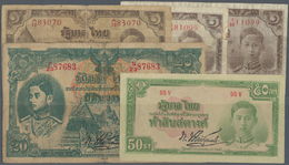 02483 Thailand: Government Of Thailand Set With 5 Banknotes Series ND(1942-45) With Portait Of King Rama V - Thaïlande