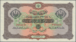 02519 Turkey / Türkei: 1 Livre L. 04.02. AH1332 / 1913, P.99a, Excellent Condition With Bright Colors And - Turchia