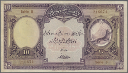 02524 Turkey / Türkei: 10 Livres ND(1927) P. 121a, Slight Folds, Pressed, A 2mm Tear At Upper Border, Pape - Turchia