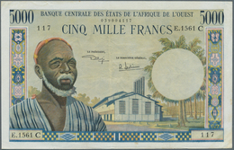 02616 West African States / West-Afrikanische Staaten: 5000 Francs ND Letter "C" For Burkina Faso P. 304C, - Stati Dell'Africa Occidentale