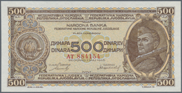 02627 Yugoslavia / Jugoslavien: 500 Dinars 1946 P. 66 In Crisp Original Condition: UNC. - Jugoslavia