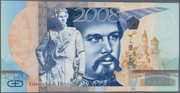 02640 Testbanknoten: HYBRID Test Note GIESECKE & DEVRIENT, Germany, Intaglio Printed "King Ludwig 2008" Sp - Fictifs & Spécimens