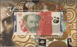 02654 Testbanknoten: Beautiful Test Note OEBS Austria Featuring "Gustav Klimt", Intaglio Printed On Real B - Fictifs & Spécimens