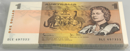 02716 Australia / Australien: Origial Bundle Of 100 Pcs 1 Dollar ND P. 42c In UNC. (100 Pcs) - Andere & Zonder Classificatie