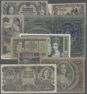02718 Austria / Österreich: Dealers Lot Of About 1000-1200 Banknotes From Austria, Different Series And De - Austria