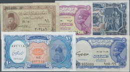 02759 Egypt / Ägypten: Set Of 22 Piastre Type Notes 5 And 10 Piastres, Mostly Different Issues With Differ - Egipto