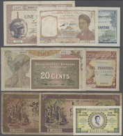 02767 French Indochina / Französisch Indochina: Lot Of About 300 Banknotes From Different Series With Diff - Indochina