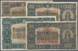 02781 Hungary / Ungarn: Set With 11 Banknotes Of The 1923 Second Issue Of The Korona Notes Containing For - Hongarije