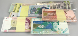 02791 Iran: Huge Set With 8 Bundles Of 100 Notes Each Of The 100, 200, 500, 1000, 2000, 5000, 10.000 And 2 - Irán