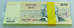 02795 Israel: Bundle With 100 Pcs. Israel 50 Sheqalim 1978, P.46a In UNC - Israele