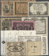 02799 Italy / Italien: Large Set Of 86 Notes From Early Italian States (Pick S) Containing 50 Lire 1754 P. - Andere & Zonder Classificatie