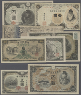 02802 Japan: Lot Of About 130 Banknotes From Japan, Different Series And Denominations, Various Quantities - Japon