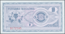 02816 Macedonia / Mazedonien: 1992, Pick 1, Quantity Lot With 173 Banknotes In Good To Mixed Quality, Sort - Noord-Macedonië