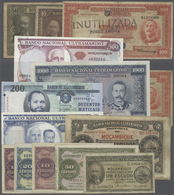 02828 Mozambique: Lot Of About 200 Banknotes From Mozambique, Different Series And Denominations, Various - Moçambique