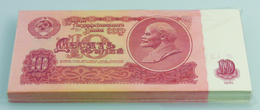 02843 Russia / Russland: Bundle With 100 Pcs. Russia 10 Rubles 1961, P.233 In UNC - Russland